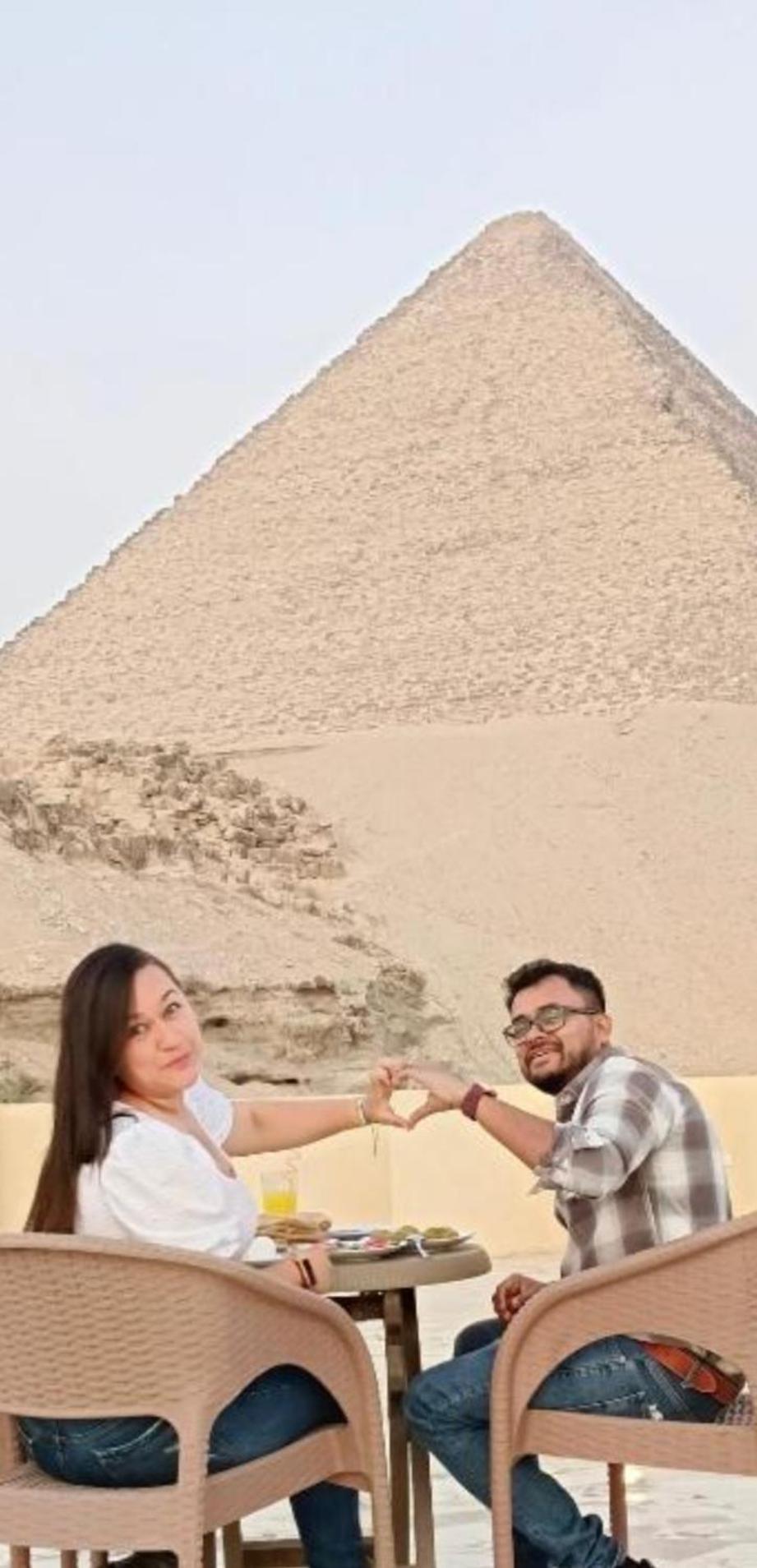 Pyramid View Gh Hotel Kafrat al Jabal Exterior photo