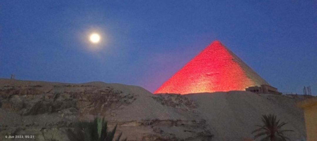 Pyramid View Gh Hotel Kafrat al Jabal Exterior photo