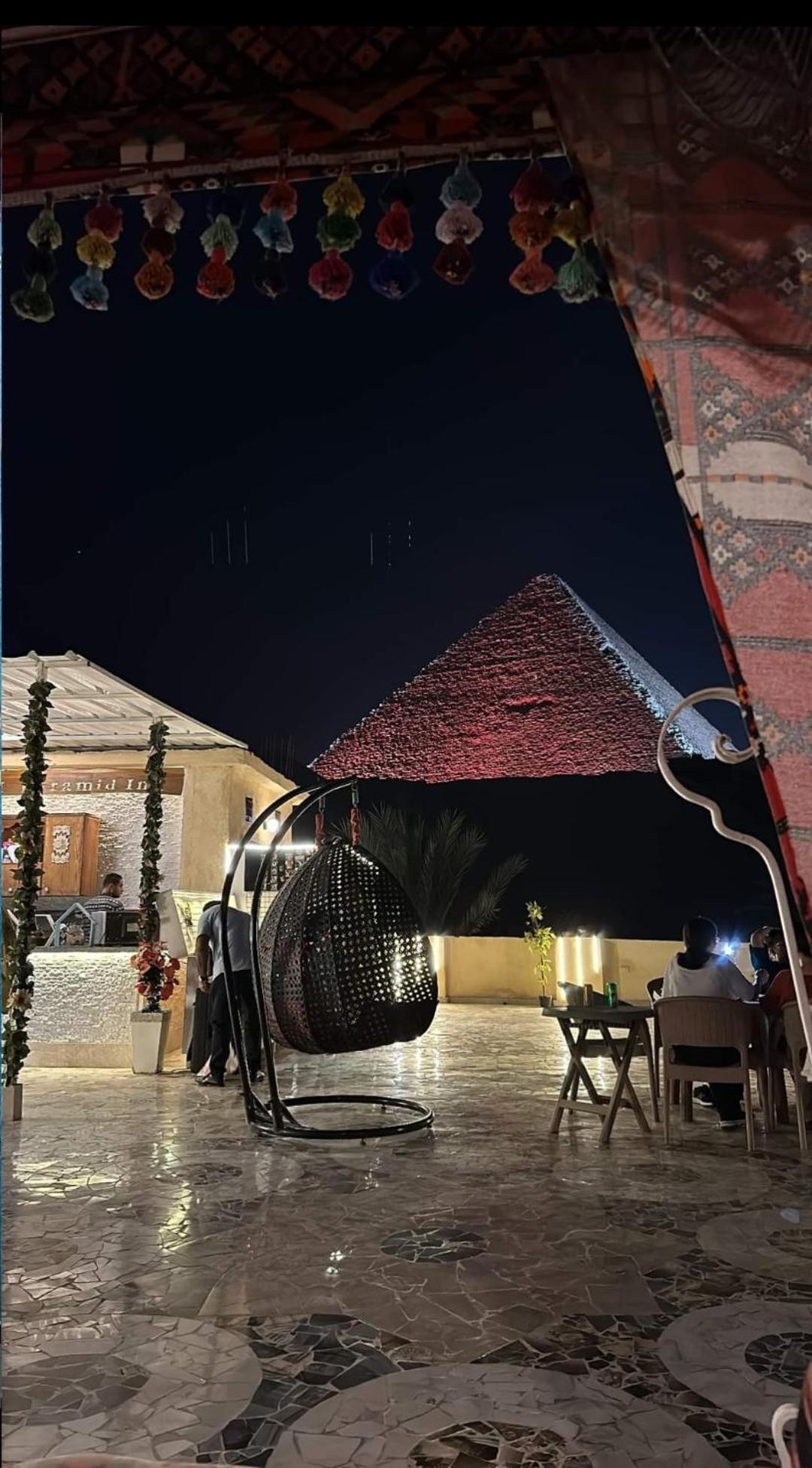 Pyramid View Gh Hotel Kafrat al Jabal Exterior photo